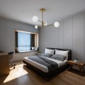 Żyrandol Dorado 4 żar. lampa  wisząca złota klosze kule LP-002/4P