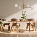 Żyrandol Dorado 4 żar. lampa  wisząca złota klosze kule LP-002/4P