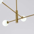 Żyrandol Dorado 4 żar. lampa  wisząca złota klosze kule LP-002/4P