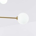 Lampa wisząca złota klosze kule Dorado 6 żar. LP-002/6P