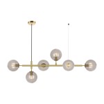 Lampa wisząca transparentne kulki Alisa LP-005/6P TR