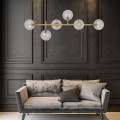 Lampa wisząca transparentne kulki Alisa LP-005/6P TR
