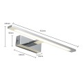 Kinkiet chrom sredni łazienkowy  Isla IP44  GS-LWB-12W CH CCT