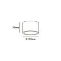 Lampa sufitowa Camino oprawa natynkowa czarna  LP-1101/1SM BK