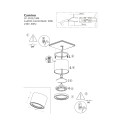 Lampa sufitowa Camino oprawa natynkowa czarna  LP-1101/1SM BK