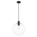 Lampa wisząca Puerto duża czarna 1 żar. E27 LP-004/1P L BK