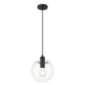 Lampa wisząca Puerto mała  czarna 1 żar. E27  LP-004/1P S BK