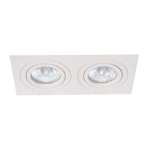 Lampa do zabudowy podwójna  Metis 2 biały LP-2780/2RS WH