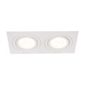 Lampa do zabudowy podwójna  Metis 2 biały LP-2780/2RS WH