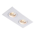 Lampa do zabudowy podwójna  Metis 2 biały LP-2780/2RS WH