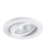 Oczko podtynkowe okrągłe ruchome białe Lagos IP20 LP-440/1Rs WH Movable