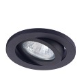 Oczko podtynkowe okrągłe ruchome czarne  Lagos LP-440/1RS BK movable