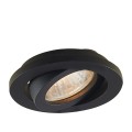 Oczko podtynkowe okrągłe ruchome czarne  Lagos LP-440/1RS BK movable