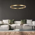 Lampa wisząca mała złota koło Midway LP-033/1P S GD