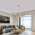 Lampa wisząca mała złota koło Midway LP-033/1P S GD