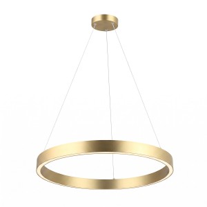Lampa wisząca mała złota koło Midway LP-033/1P S GD Triangle