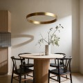 Lampa wisząca mała złota koło Midway LP-033/1P S GD Triangle