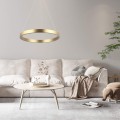 Lampa wisząca mała złota koło Midway LP-033/1P S GD Triangle