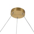 Lampa wisząca mała złota koło Midway LP-033/1P S GD Triangle