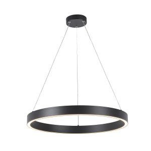 Lampa wisząca mała czarna koło Midway LP-033/1P S BK Triangle