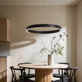 Lampa wisząca mała czarna koło Midway LP-033/1P S BK Triangle