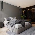 Lampa wisząca metalowa Lungo 1 czarna LP-894/1P BK