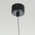 Lampa wisząca metalowa Lungo 1 czarna LP-894/1P BK