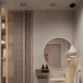 Lampa do zabudowy łazienkowa  Lagos oczko podtynkowe okrągłe ruchome IP65 LP-4425/1RM BK