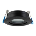 Lampa do zabudowy łazienkowa  Lagos oczko podtynkowe okrągłe ruchome IP65 LP-4425/1RM BK