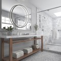 Lampa wisząca IP44 Mirror duża LP-999/1P L BK łazienkowa