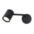 Kinkiet z wysięgnikiem czarny Snow LP-731/1WL BK Light Prestige