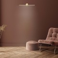 Lampa nad lustro IP44 Modern Slim kinkiet M złoty  LP-777/1W M GD