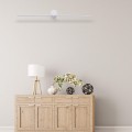 Lampa nad lustro IP44 Modern Slim kinkiet L biały LP-777/1W L WH