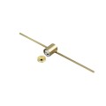Lampa nad lustro IP44 Modern Slim kinkiet L złoty LP-777/1W L GD