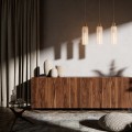 Lampa listwa 3XE14 Piega 3 wisząca amber LP-939/3L amber