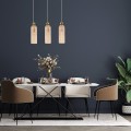 Lampa listwa 3XE14 Piega 3 wisząca amber LP-939/3L amber