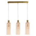 Lampa listwa 3XE14 Piega 3 wisząca amber LP-939/3L amber