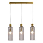 Lampa listwa 3XE14 Piega 3 wisząca smoked LP-939/3L smoked