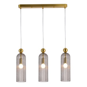 Lampa listwa 3XE14 Piega 3 wisząca smoked LP-939/3L smoked