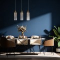 Lampa listwa 3XE14 Piega 3 wisząca smoked LP-939/3L smoked