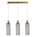 Lampa listwa 3XE14 Piega 3 wisząca smoked LP-939/3L smoked