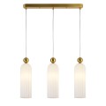 Lampa na listwie 3XE14 Piega 3 wisząca biała LP-939/3L white