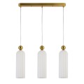 Lampa na listwie 3XE14 Piega 3 wisząca biała LP-939/3L white