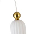Lampa na listwie 3XE14 Piega 3 wisząca biała LP-939/3L white