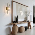 Lampa ścienna złota Piega kinkiet amber LP-939/1W amber
