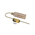 Lampa ścienna złota Piega kinkiet amber LP-939/1W amber
