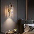 Lampa ścienna do salonu Piega kinkiet smoked LP-939/1W smoked