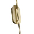 Lampa ścienna do salonu Piega kinkiet smoked LP-939/1W smoked