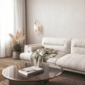 Lampa ścienna 1XE14 Piega kinkiet biały LP-939/1W white