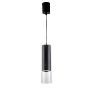 Lampa Manacor 1 wisząca czarna  LP-232/1P BK